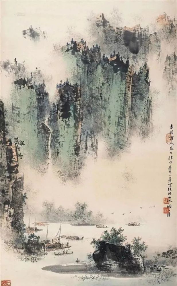 天津历史博物馆|这100幅山水画，清新又养眼，真的绝了！快收藏！