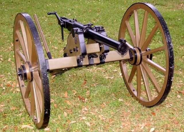 160年前的威廉姆斯速射炮每分钟20发的射速让步兵逃无可逃