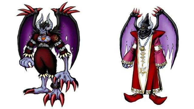 "死亡兽"原先是和"魔神兽"一样同为高等天使型数码