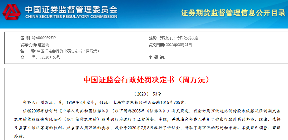 割韭菜细节曝光董事长被罚没5个亿还被终身拉黑