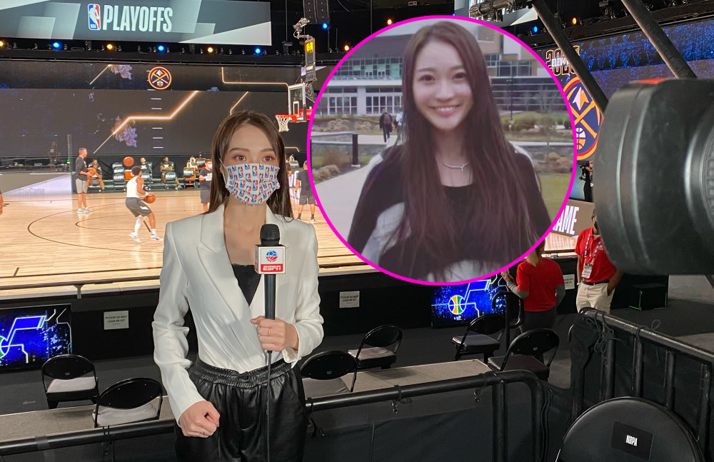 焦点:espn女记者晒与伦纳德合照,颜值担当长得像国内明星!