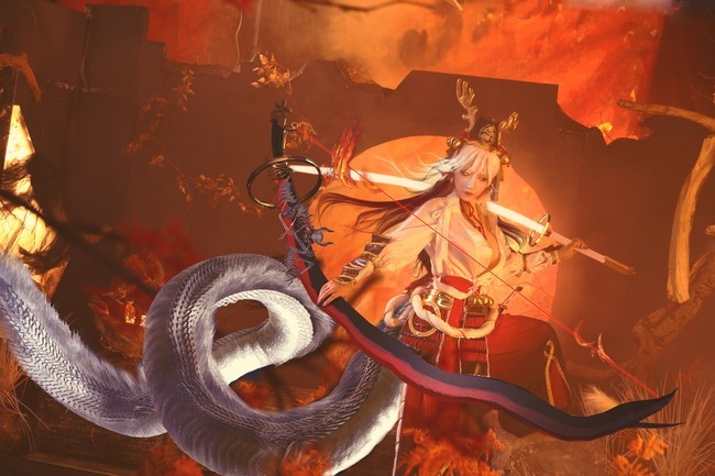 阴阳师手游铃鹿御前cosplay