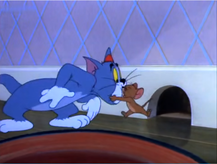 猫和老鼠:被杰瑞深深一吻,汤姆竟然惊呆了:这是怎么一回事儿啊?