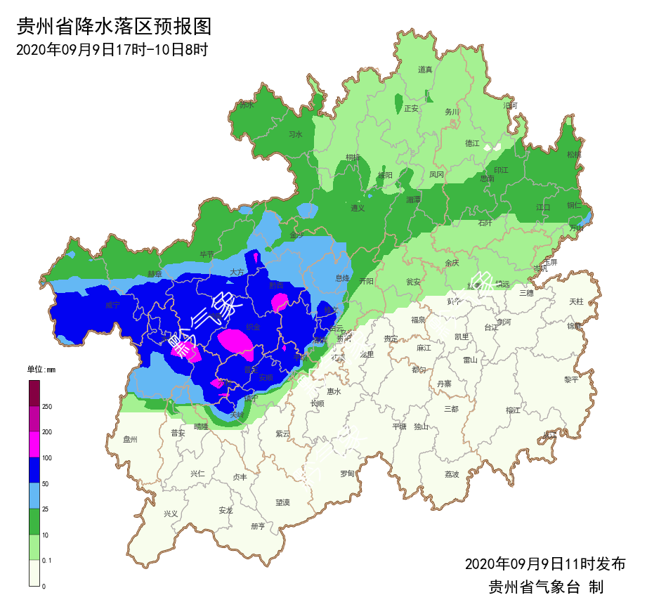 降温来了!贵州自西北向南将出现强降雨天气