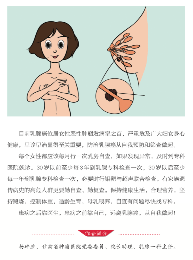 健康科普知识远离乳腺癌从你我做起