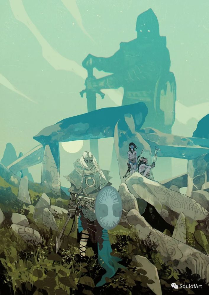 魔幻插画,来自波兰艺术鬼才jakub rebelka 作品