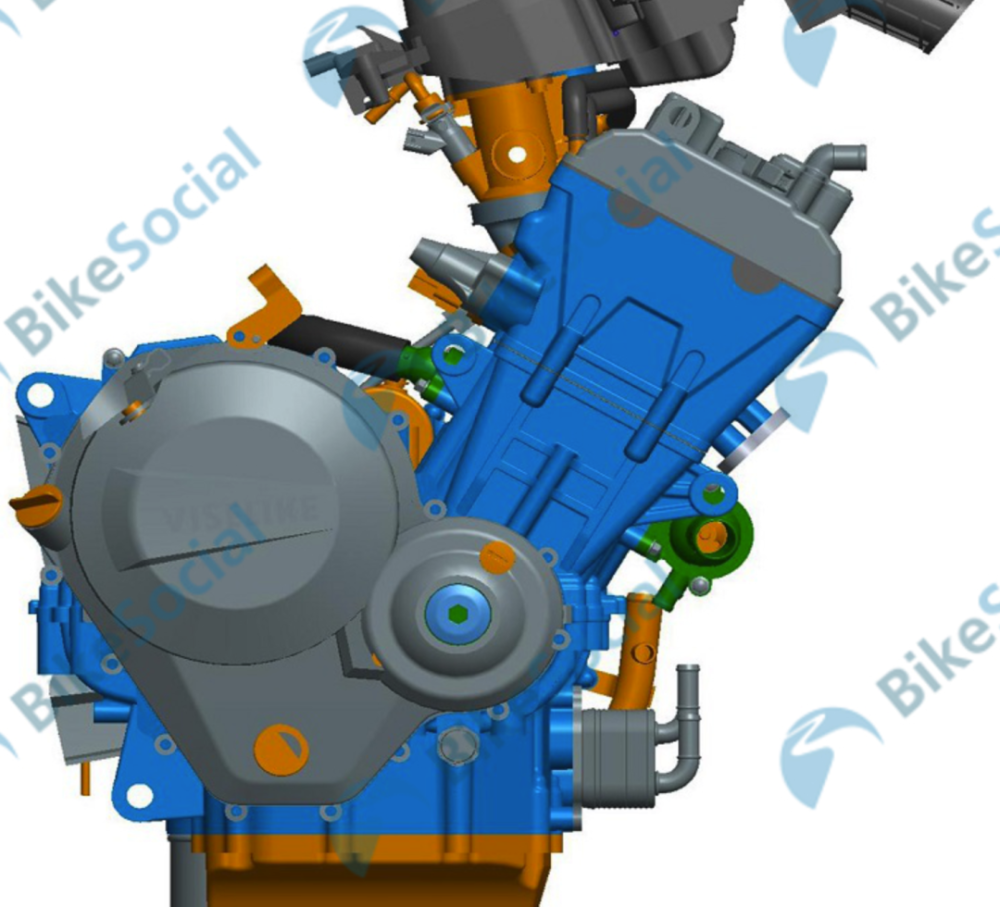 第二台国产四缸发动机曝光排量800cc马力约100匹