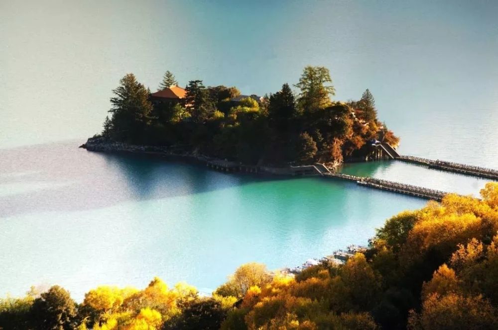 林芝的秋之·鲁朗林海