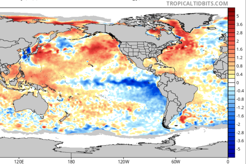 北太平洋|太平洋“蓝带”加深变宽，是个不好信号！权威数据：拉尼娜在增强