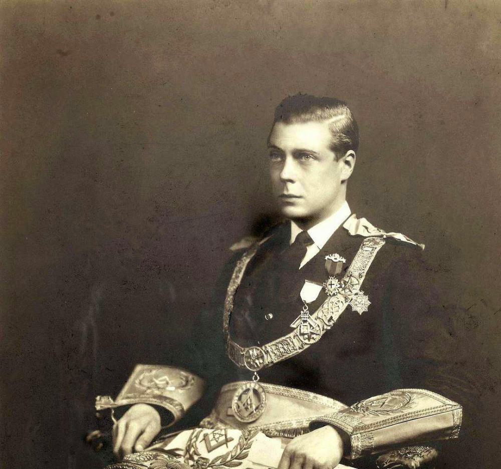 英王爱德华八世年轻时罕见帅照真是帅到让人不敢认啊