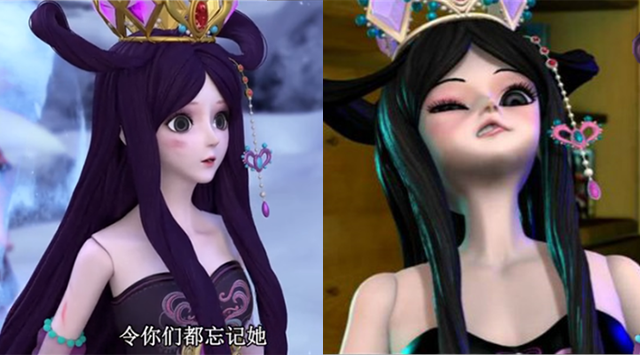 叶罗丽公主们的丑照集合冰公主的塑料脸正在融化
