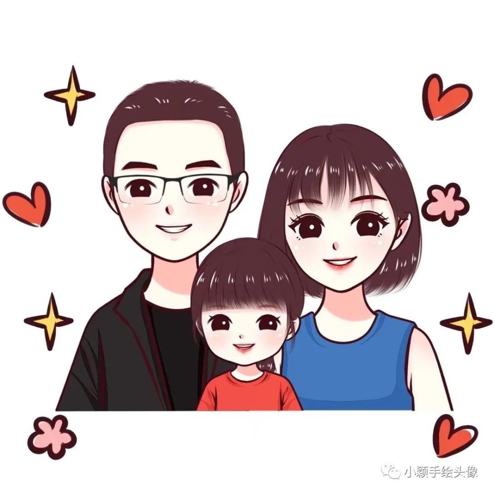 9月9日:一家三口头像第二波,总有你喜欢的!_腾讯新闻