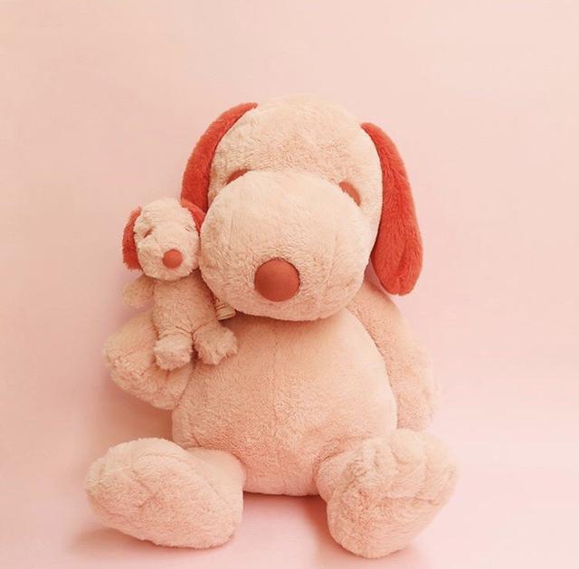 日本疗愈系粉红史努比重出江湖新推两种尺寸叫人原地融化