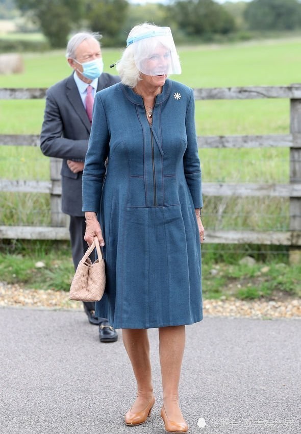 卡米拉王妃惜命如金,佩戴玻璃面罩,举止僵硬看出她浑身不自在!