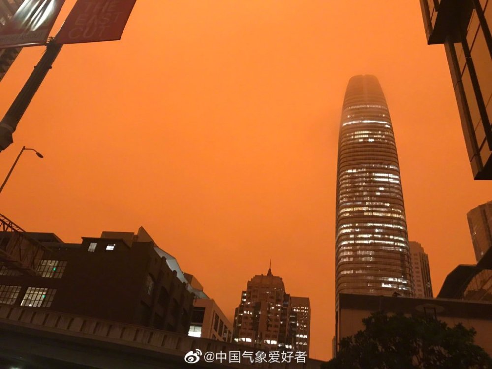 加利福尼亚州|美国出现“火星红”天色，似世界末日！分析：警惕拉尼娜气候异常