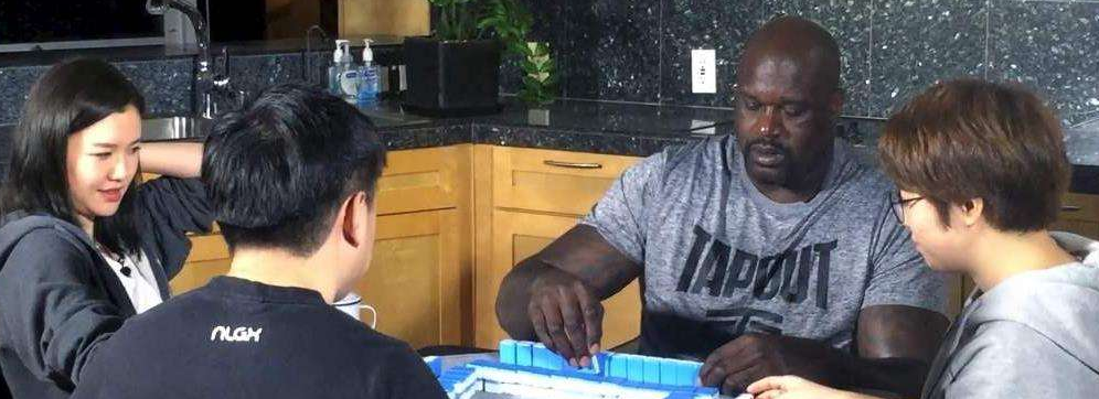 深受中国文化影响的nba,开拓者更衣室打麻将,奥尼尔麻将桌上1v3