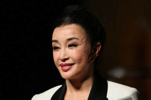 刘晓庆|64岁刘晓庆罕见凹造型拍写真，豹纹短裙发贵妇打扮仍显土气