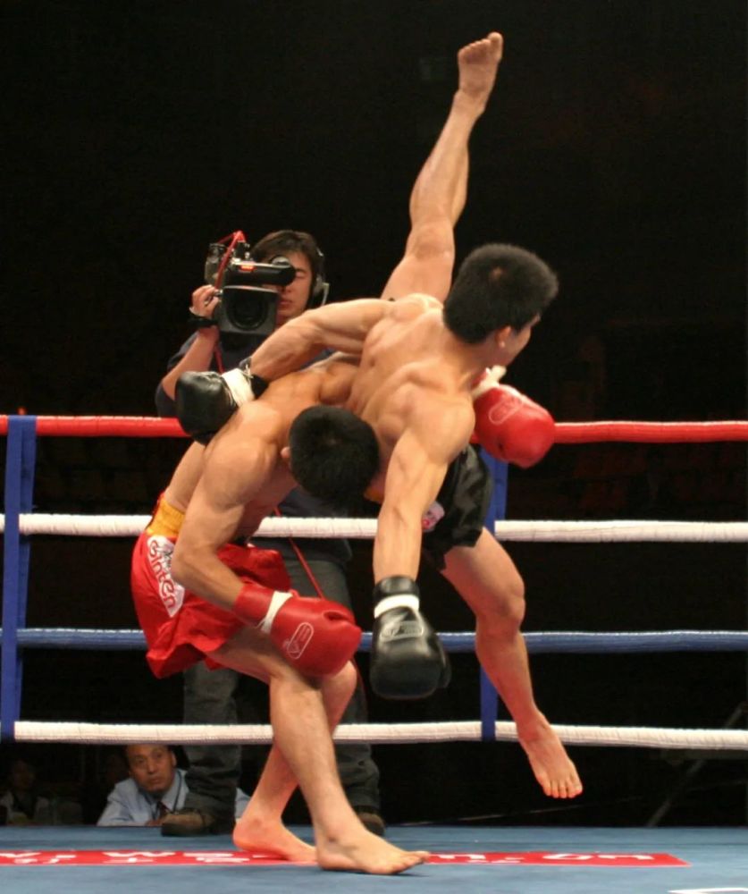 邰普庆(红方)摔倒林建申