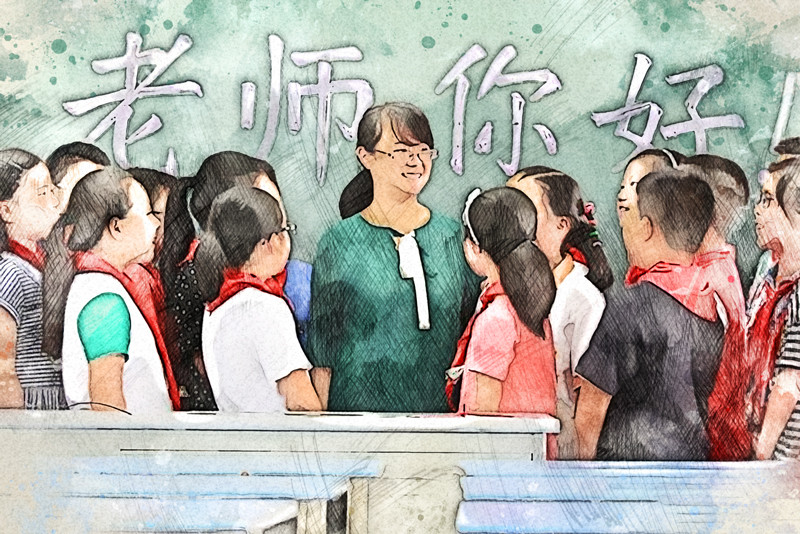 我的高中语文老师,是我一生最尊敬的人,他为我的人生指引了方向