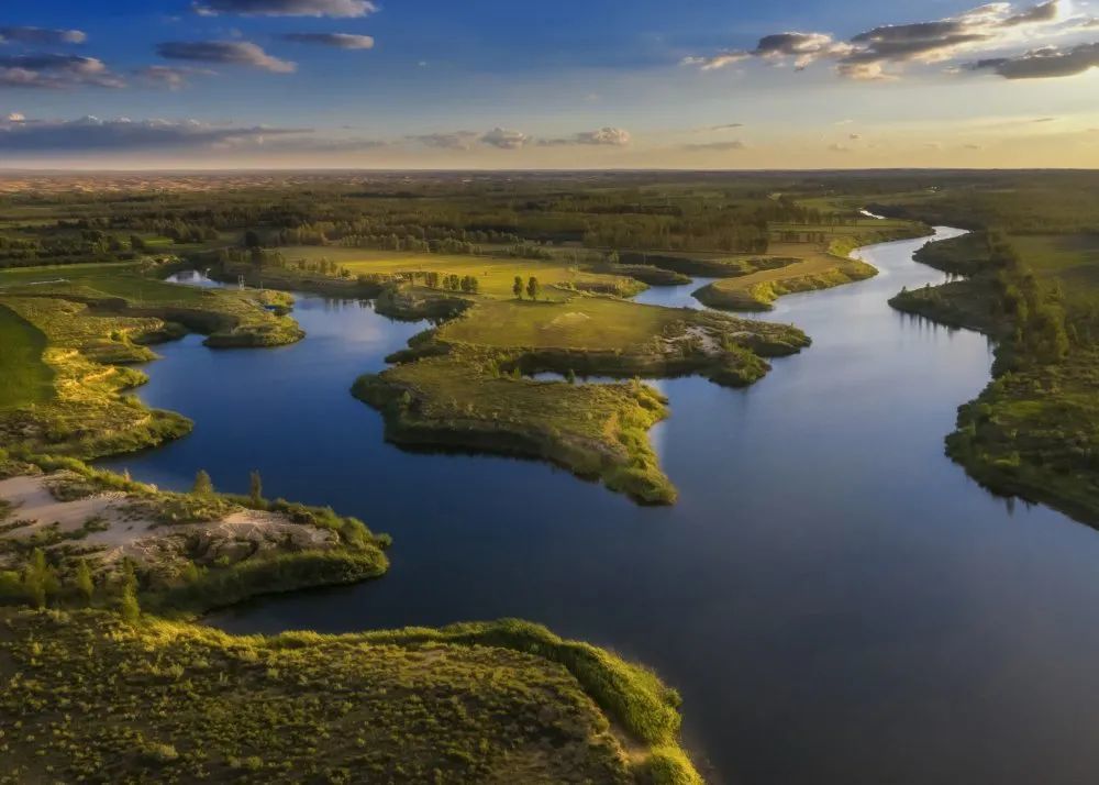 映像|恩格贝沙海河谷_腾讯新闻