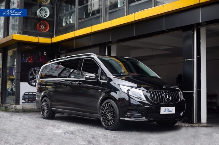 奔驰v260改装轮毂案例奔驰v260l好看