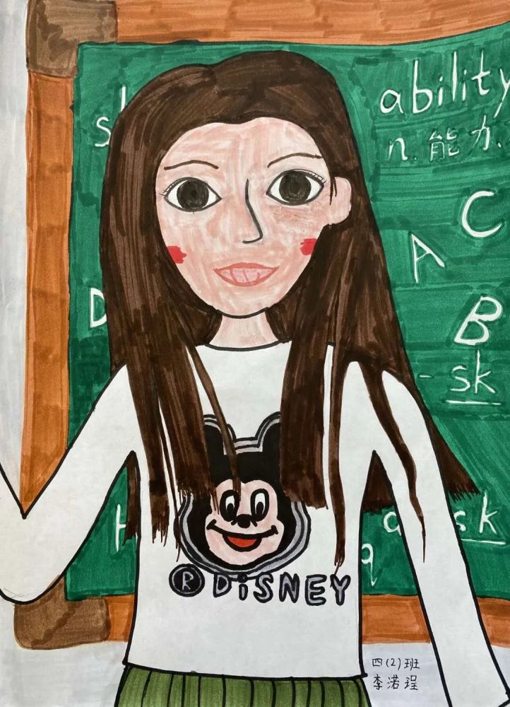 画像今天,上海市虹口区第二中心小学的萌娃们你心目中的老师是什么样