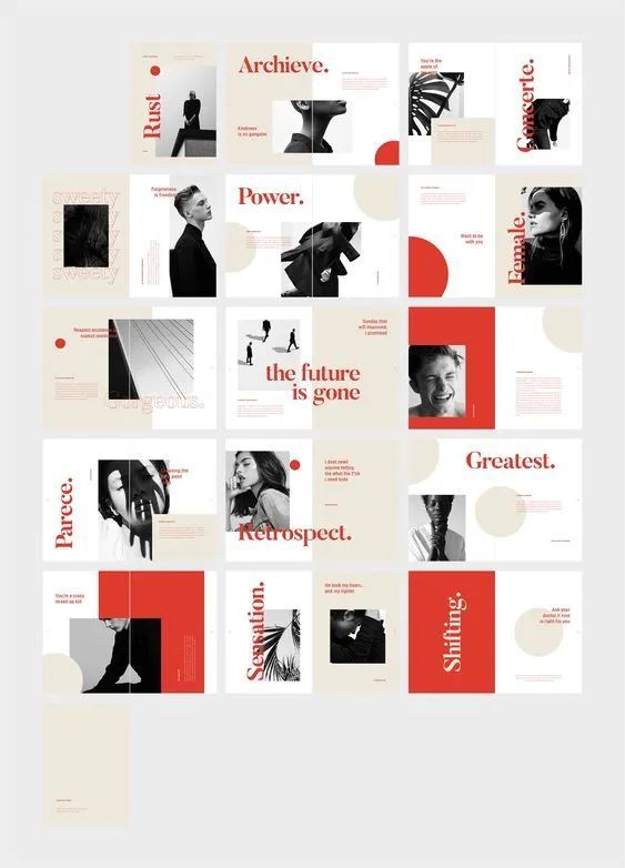 吸睛的插画作品集都是这么排版的