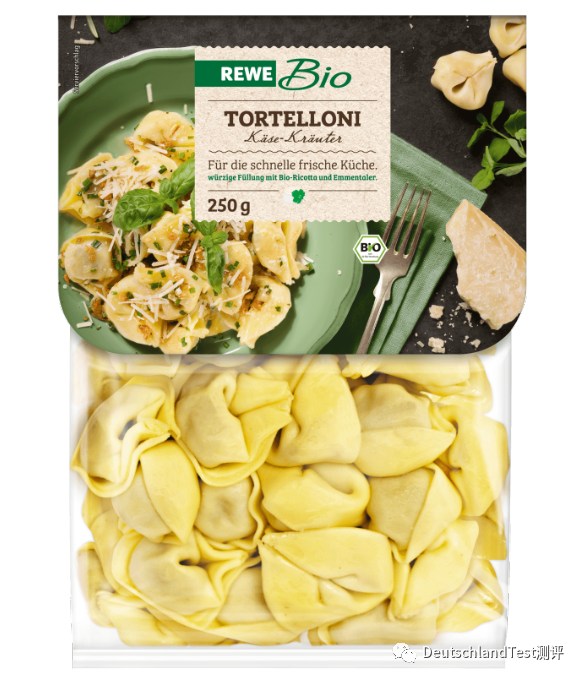 产品:rewe beste wahl rindfleisch tortellini 得分:好 1,8 价格:0