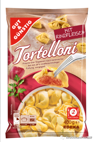 产品:rewe beste wahl rindfleisch tortellini 得分:好 1,8 价格:0