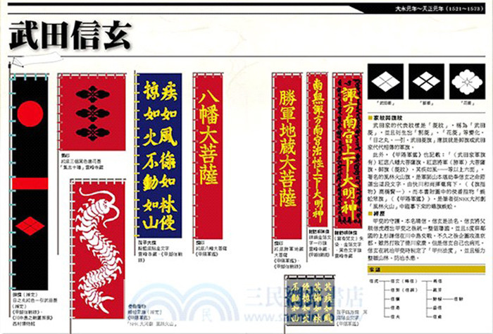 风林火山 日本战国军旗上的中国元素 腾讯新闻