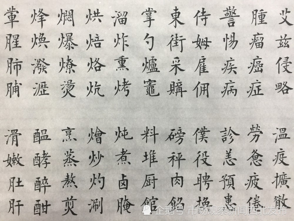 楷书|龙新社四千字文楷书作品欣赏