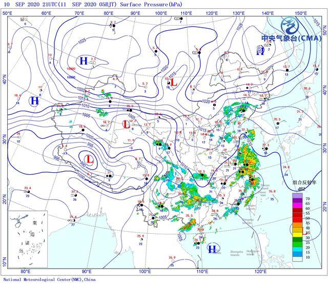 未来3天 新一轮强降雨将 登陆 以下区域 9月11 14日 天气预报 腾讯新闻