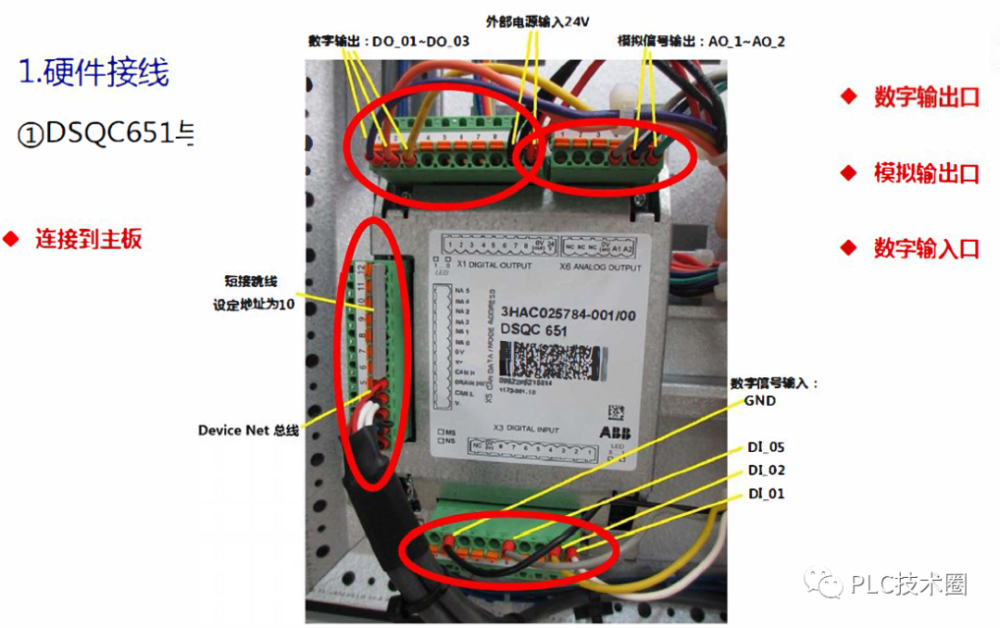 abb机器人标准10板dsqc651的使用