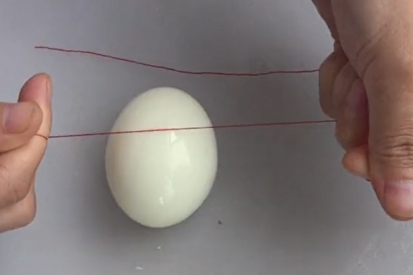 鸡蛋上放一根线，到底有什么用？