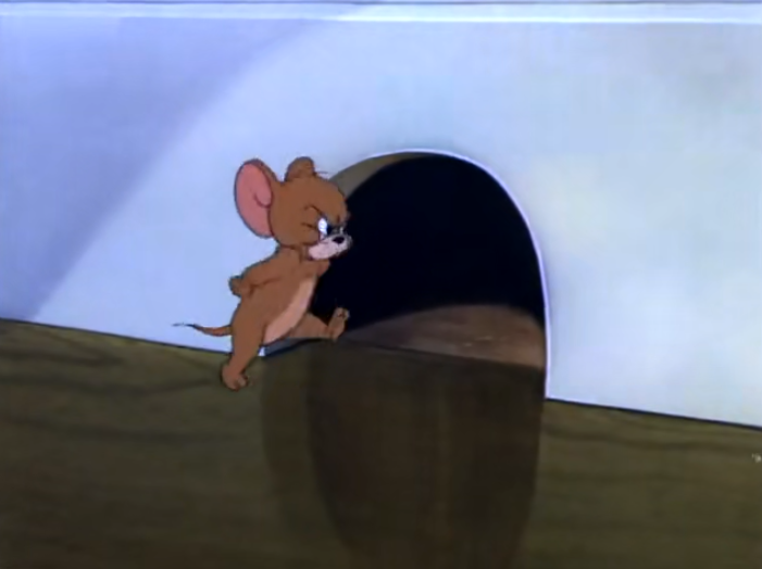 猫和老鼠:看到汤姆又变得不清醒了,杰瑞气得直接就回老鼠洞了!