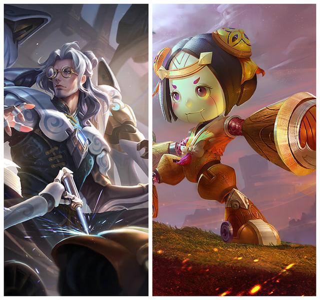 王者荣耀共几对父子一对铠和射手不是鲁班七号和其他英雄