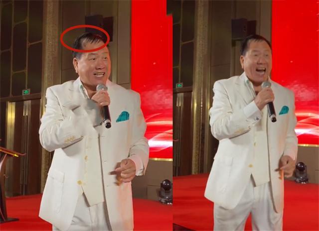 万梓良|63岁万梓良跑商演捞金，身材发福发顶稀疏，和小娇妻同框像两代人