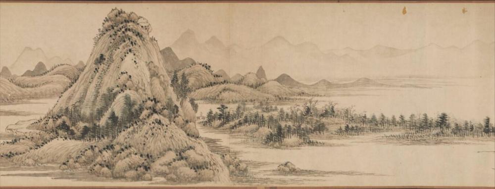 【清】王翚 仿黄公望《富春山居图》局部