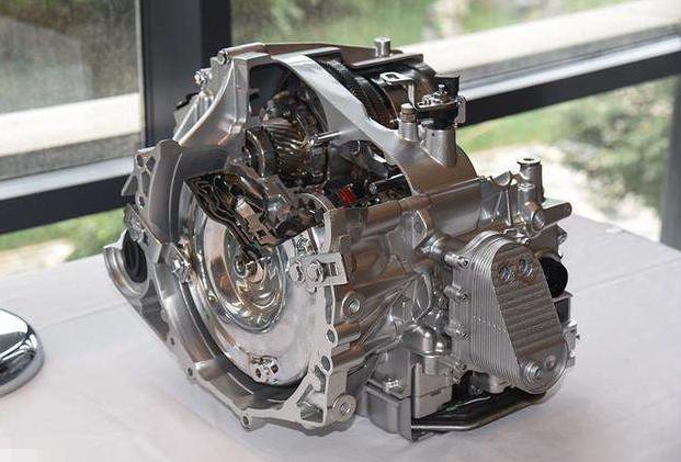 这款变速箱构成的主要材质是钢带和钢锥轮,两者相结合产生传动变速,在