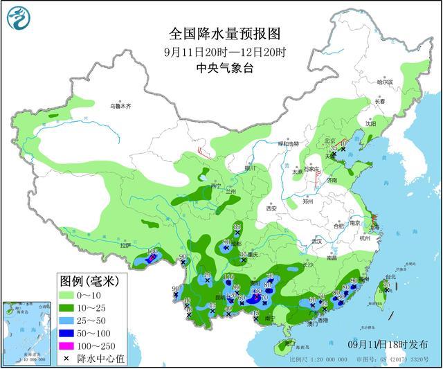 未来3天 大范围强降雨 大降温将登陆以下区域 9月11 14日天气预报 腾讯新闻