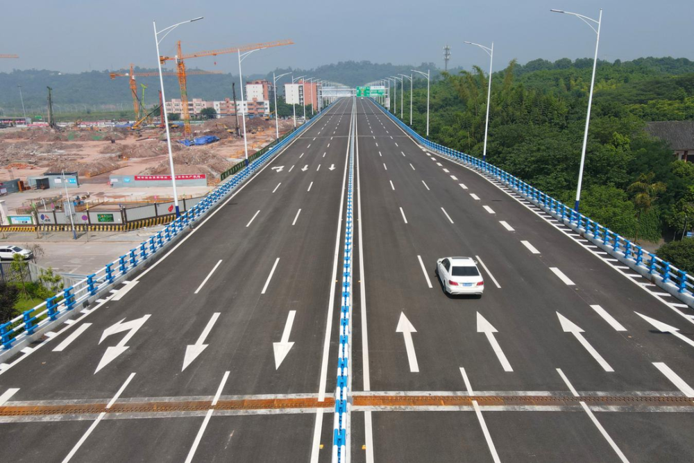 通车,含谷立交改造工程接近完工,六旗隧道已经完成全阶段勘察设计招标