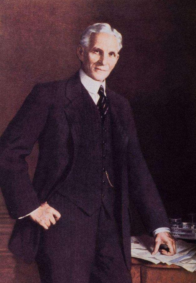 汽车大王亨利福特把自己的脚放到别人的鞋子里