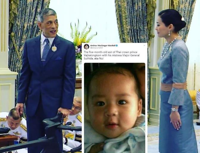 苏提达|泰王幼子照片曝光！没遗传“香肠嘴”基因，完美继承苏提达美貌