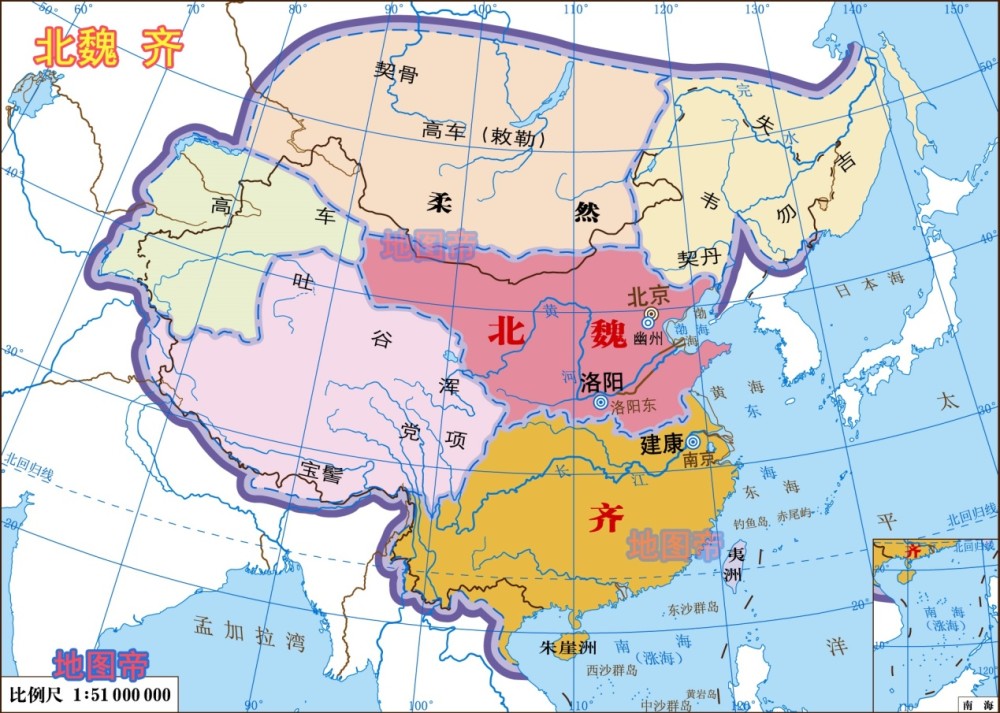 东晋和南朝宋齐梁陈都占据半壁江山为什么不能统一天下