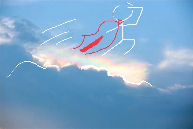 还高呼美翻了!美炸啦!"祥云"七色分明,绚丽多彩亲眼目睹的微