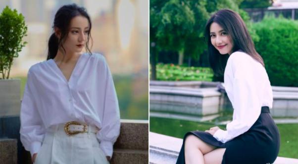 白衬衫|一件白衬衫也能玩出不同花样，林心如果然有心机，高圆圆这么穿也赢了热巴