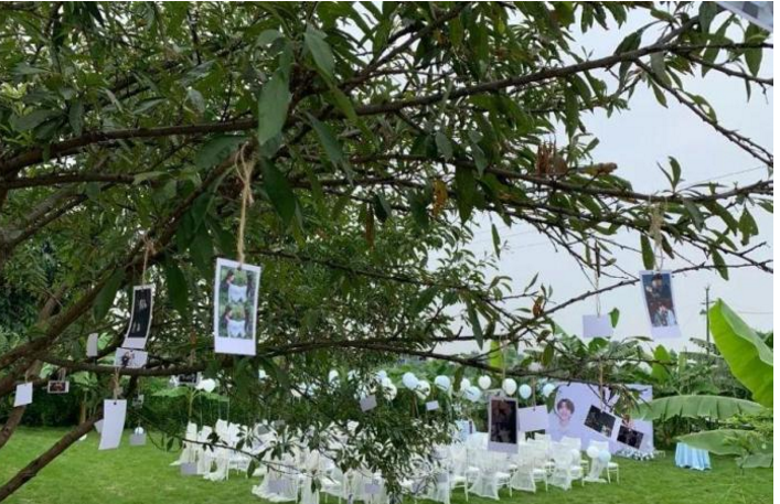 王一博|疯魔了？CP粉给肖战王一博办婚礼，现场贴满两人照片尽显浪漫！