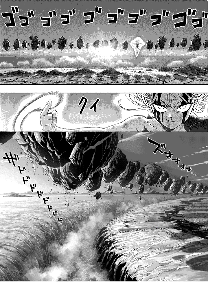 一拳超人|一拳超人5种毁天灭地的招式：两个由龙卷发出；她的大招削开地球