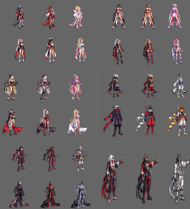 除了女角色的兔耳之外,其他男性角色没什么亮点,事实上,战令时装除了