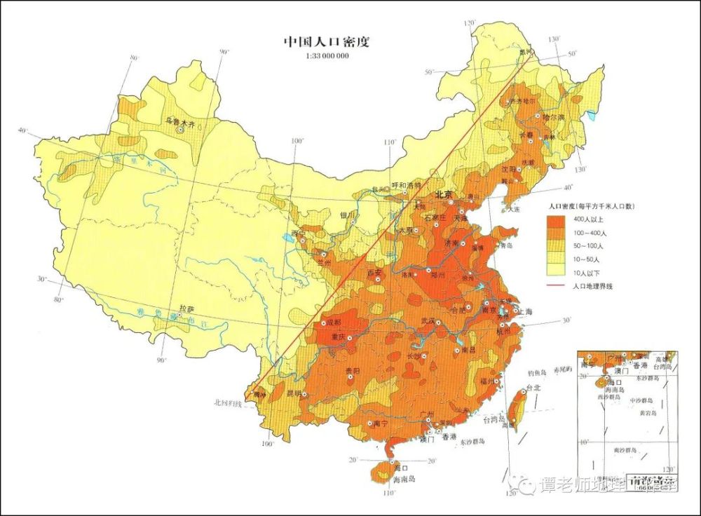 它是衡量一個國家或地區人口分佈狀況的重要指標.